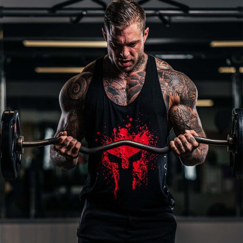 Workout Vests Sports Tank Top Bodybuilding T Shirt for Men
