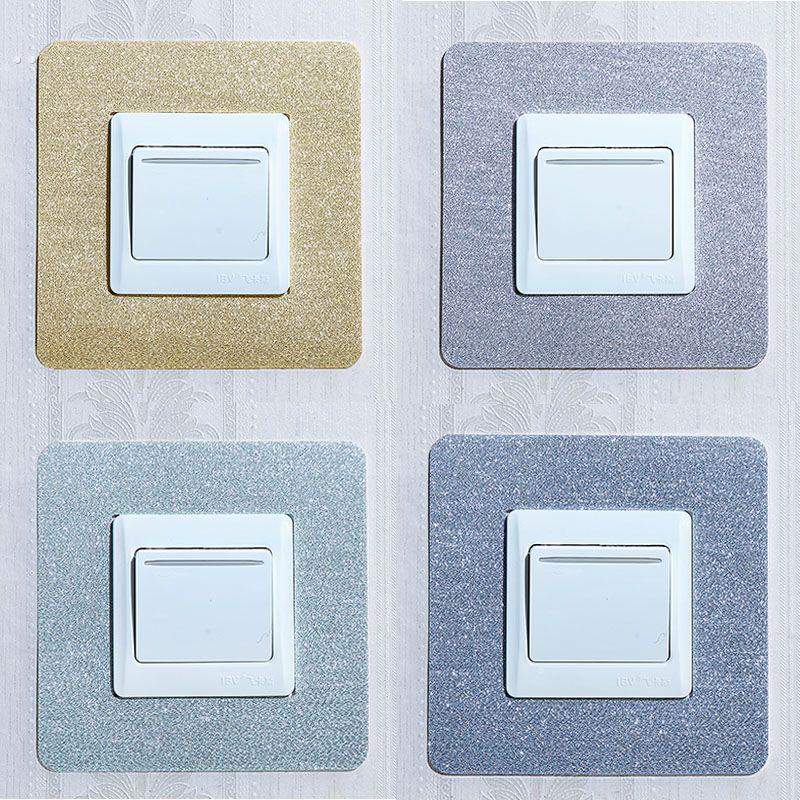 开关贴开关保护套防尘贴客厅卧室墙壁插座保护套欧式布艺简约墙贴