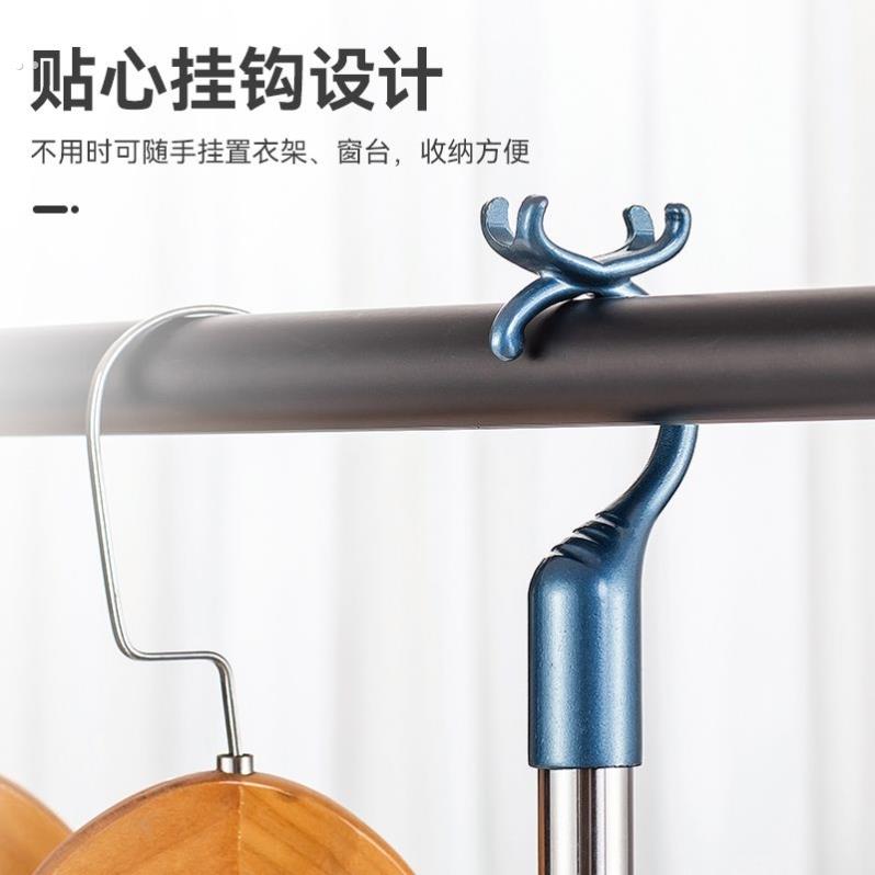 撑衣杆晾衣叉不锈钢可伸缩家用收衣服取挑衣杆晒棍挂阳台衣叉丫叉