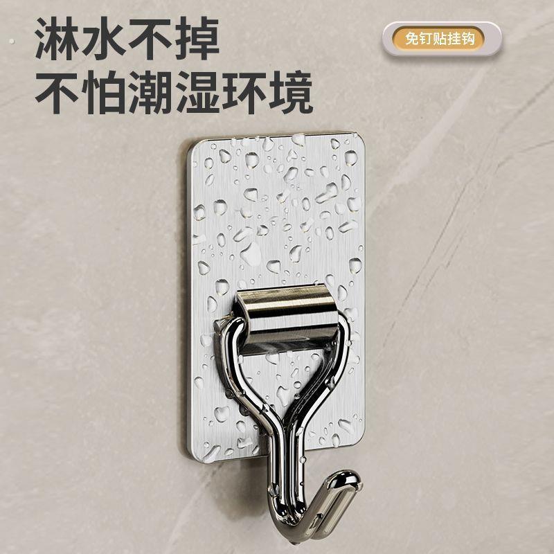 水泥墙粘钩强力承重毛坯房固定神器免打孔淋雨挂钩室内室外粗糙墙