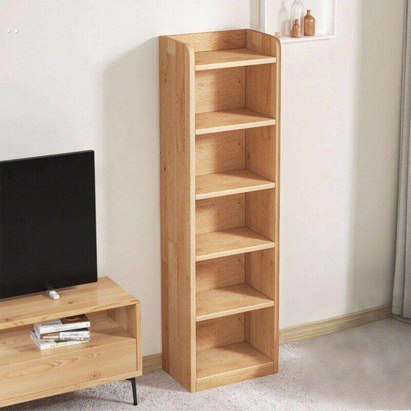 实木储物斗柜电视柜旁小边柜落地简约现代收纳柜五斗柜储物五斗橱