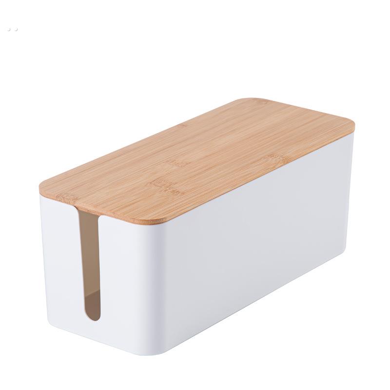 插排遮丑神器桌面排插防水收纳盒电视柜电线充电器插座遮挡装饰盒