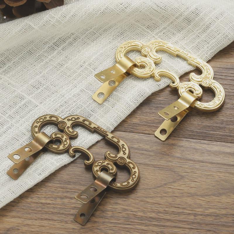 黄铜挂钩中式彷古牌匾字画框挂画托现在装饰画挂钩