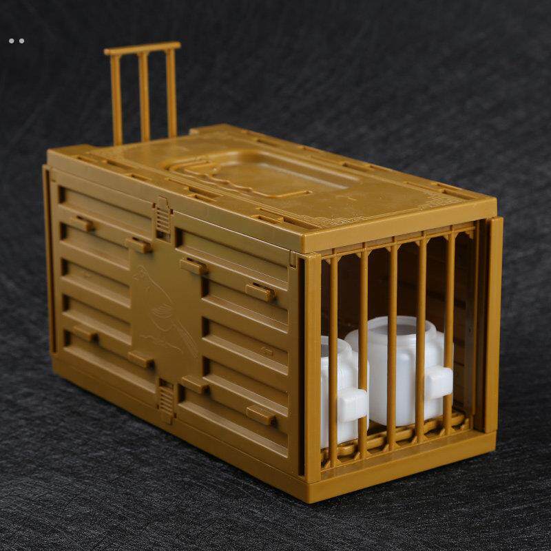 组装画眉排笼组合笼塑料鸟笼画眉携带笼塑料板上山笼格