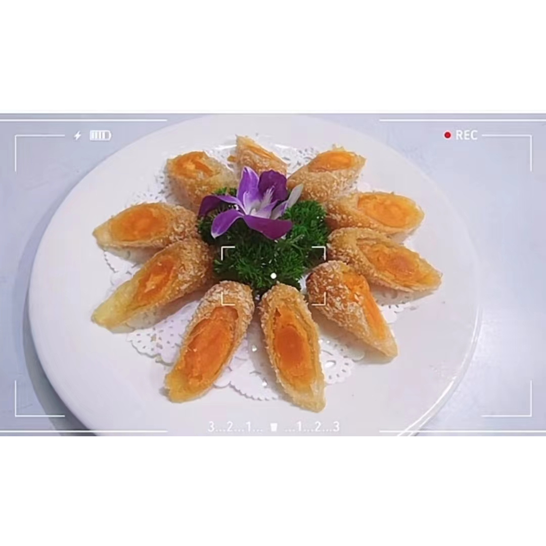 咸蛋蔬菜芋泥淮山紫薯马蹄菠萝卷