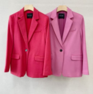 Real 里衬100%桑蚕丝 Lucky 100%baby山羊绒西装 试穿L 5510