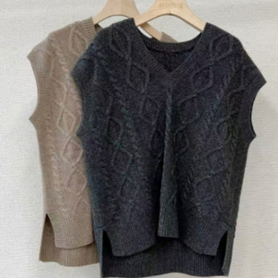 100%无袖 Lucky 羊绒背心 Real