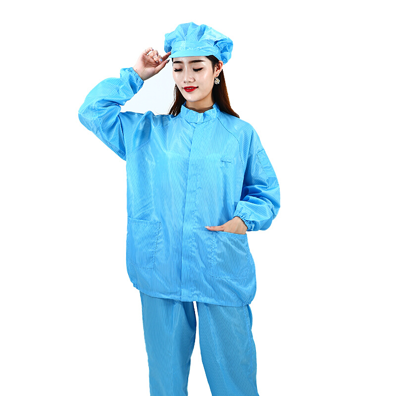 防静电服无尘防尘服喷漆服工业粉尘防护服连体连帽电子洁净工作服