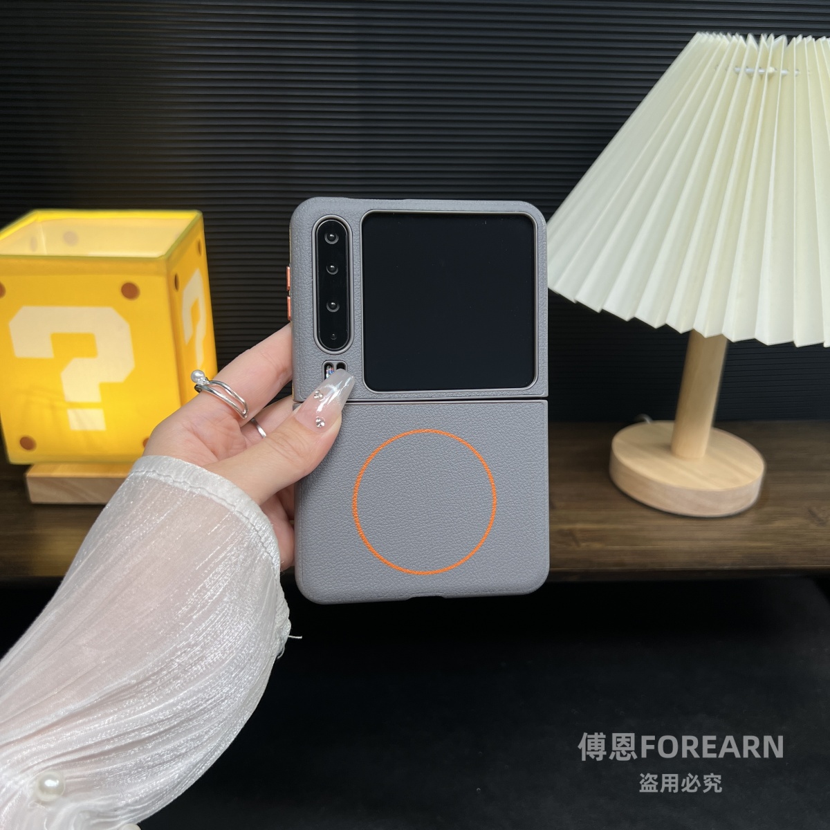 适用华为Purax手机壳素皮磁吸