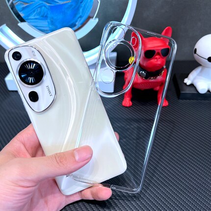 适用于华为P60Art手机壳新款透明壳耐刮MNA-AL00男女防摔p60art镜头保护个性创意时尚简约网红款保护套