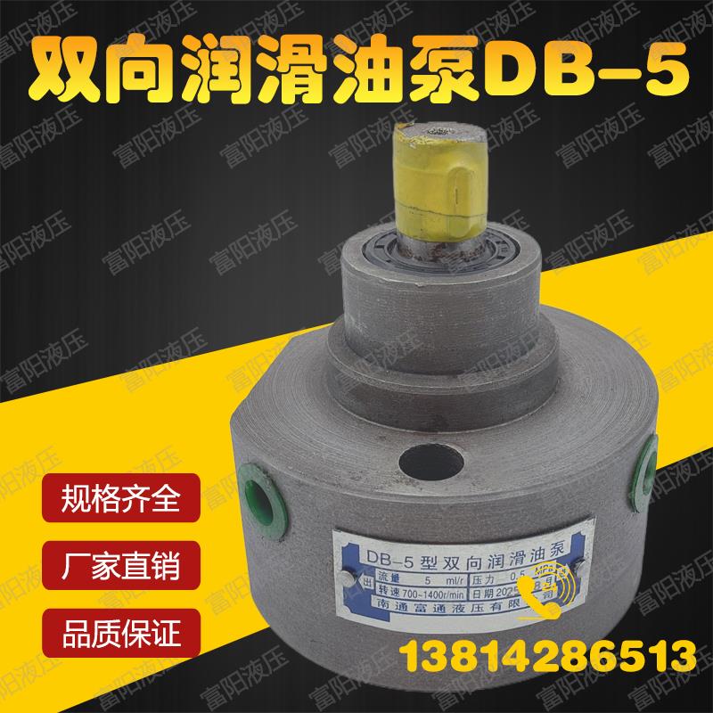南通富通液压DB-5双向润滑油泵供油泵 机床油泵CS6266C大连普床泵
