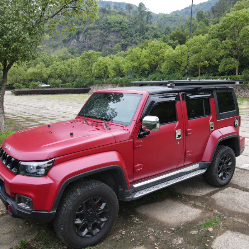 BJ40专用免打孔车顶行李架平台