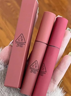 3ce唇釉丝绒雾面哑光taupe砖红棕childlike苦咖色change mode口红