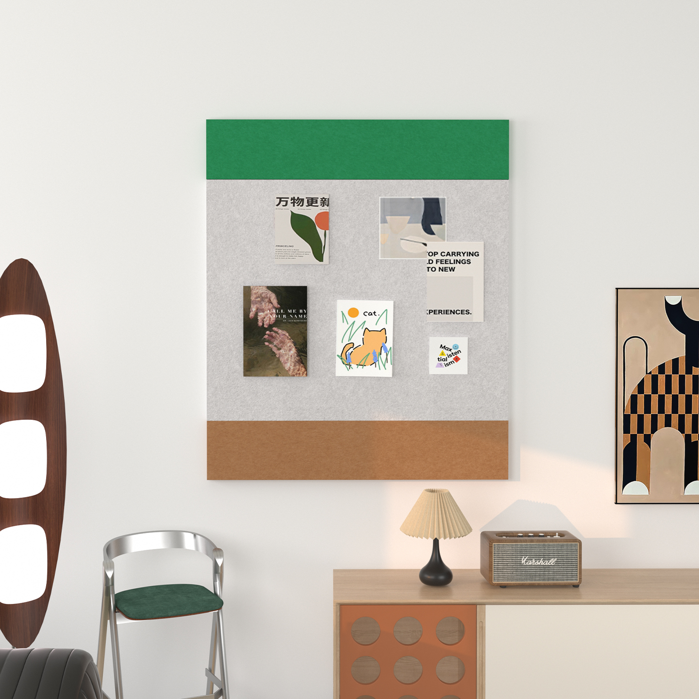 格里旺照片墙羊毛毡墙贴