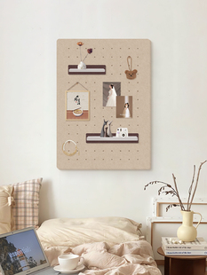 无冲压毛毡孔板墙入口储物架储物架毛毡墙贴纸照片珠宝展示架