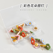 图钉毛毡墙工字钉大头钉毛毡板钉子软木板图钉照片墙装 饰毛毡小装