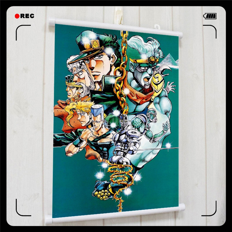 JOJO 卖鱼强 阿布德尔 波鲁纳雷夫全家福 动漫挂画海报壁画周边