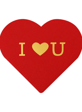 Artcon艺贺生日贺卡爱情礼物爱意LOVE心形卡片情人节礼品9L91061A