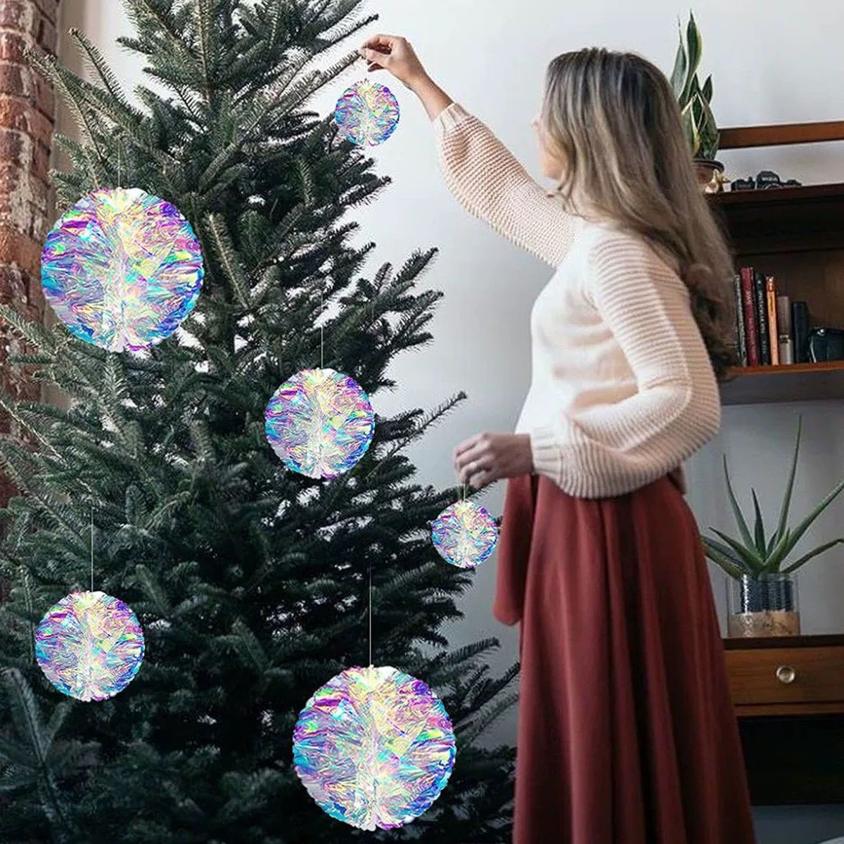 冰雪奇缘炫幻彩蜂窝球装饰