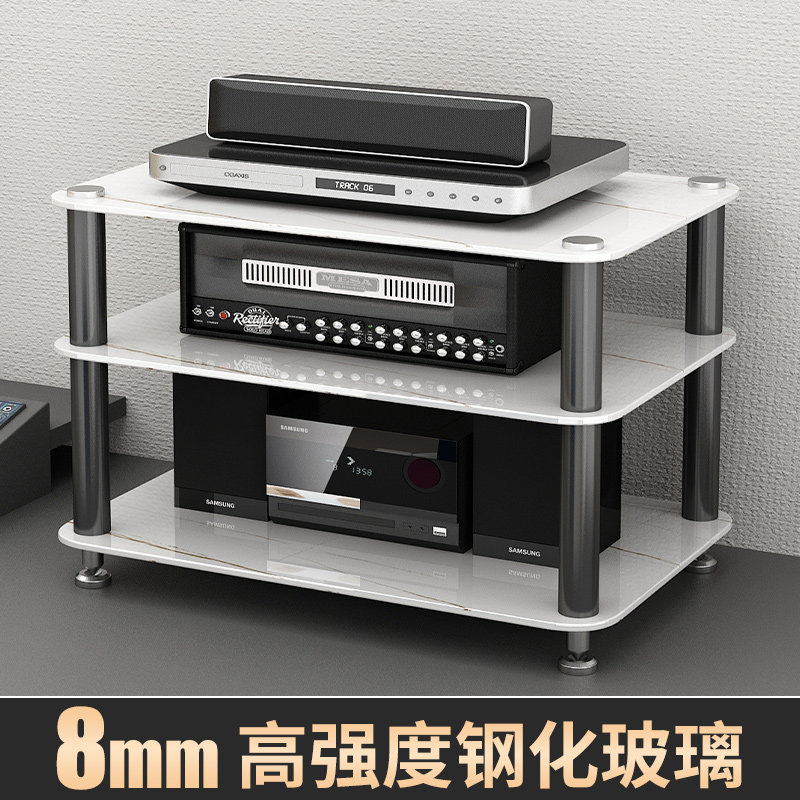 音响功放放置架功放机柜音响架台式设备游戏机架防震多层专用机柜