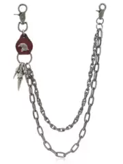 Soul Collision Unisex Punk Hip-Hop Street Dance Denim Waist Chain Pants Chain Accessory