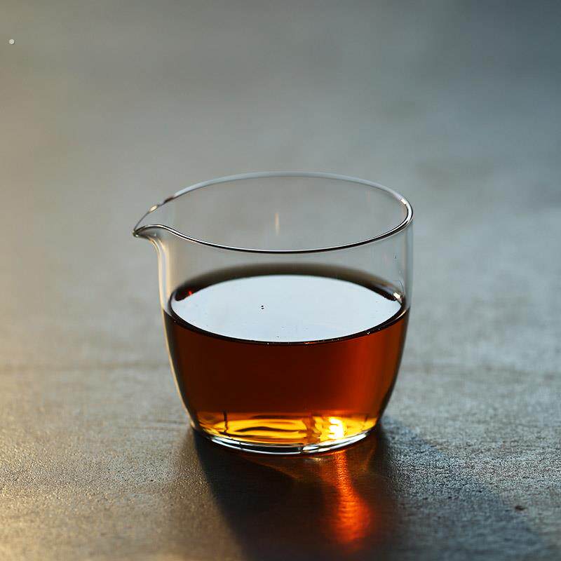 高硼硅玻璃公道杯 日式极简手工分茶器茶杯 家用功夫茶具耐热公杯