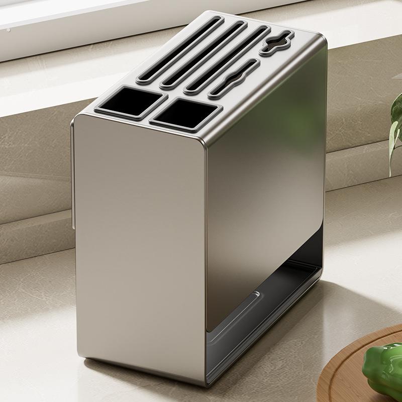 筷子收纳盒厨房筷子筒刀架家用筷笼刀座台面筷篓沥水置物架壁挂式