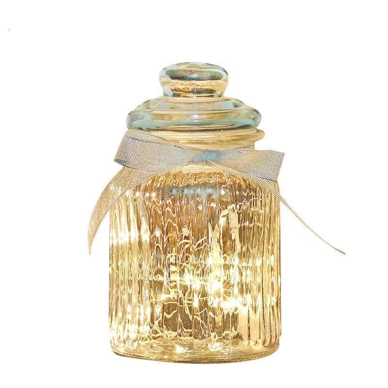 千纸鹤收纳瓶玻璃星星瓶空瓶包邮欧式大号条纹密封罐