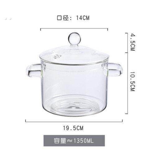 洗茶杯容器皿电陶炉耐热玻璃消毒平底锅大号单独烧水壶煮茶具盆碗