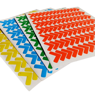 小号5S桌面定位L型贴纸 办公物品6S管理标签标识贴 物品四角固定位置胶带 磨砂防水耐用不褪色自带粘胶可定制