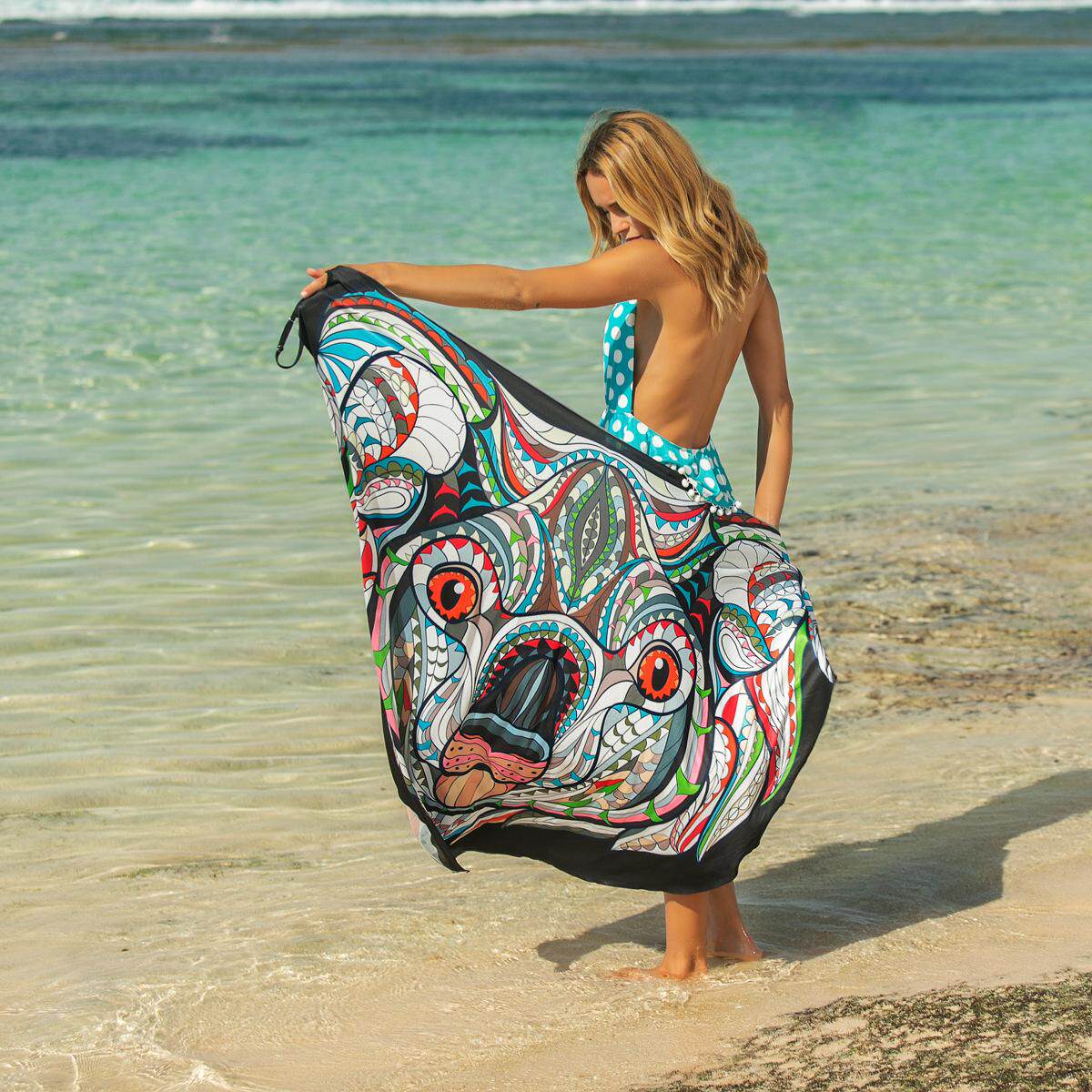 Cape their skirts beach irregular dress 性感不规则沙滩防晒裙
