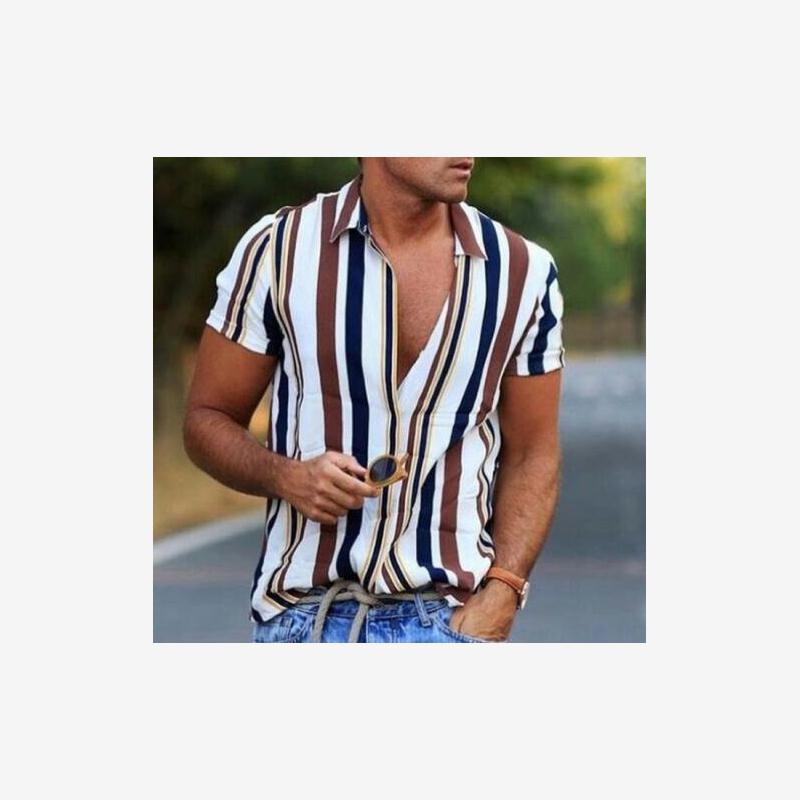 Striped Shirts For Men Shirt Summer clothes Tops mens man 24