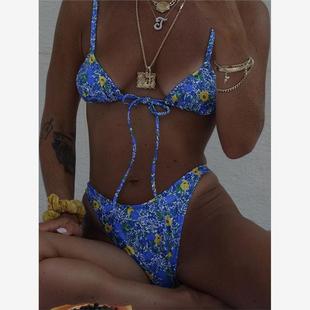 Bikini Swimsuit Bathing Suit Women Swimwear High Waist Beach