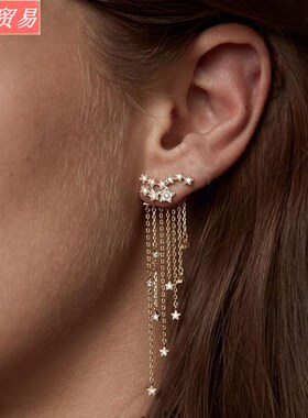 Women sexy fashion long earings ladies bling long earings
