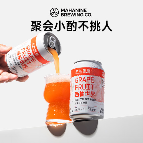 大九酿造西柚世界精酿啤酒