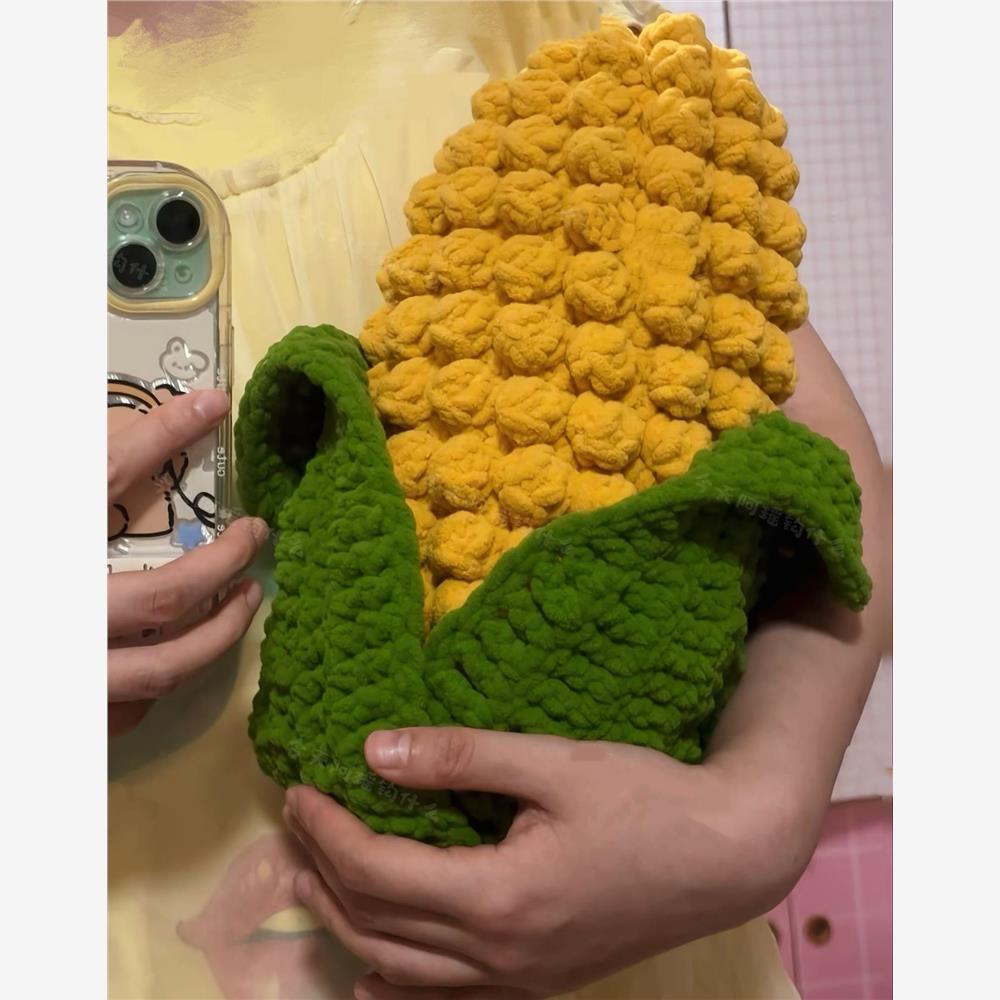 玉米抱枕手工礼物可爱仿