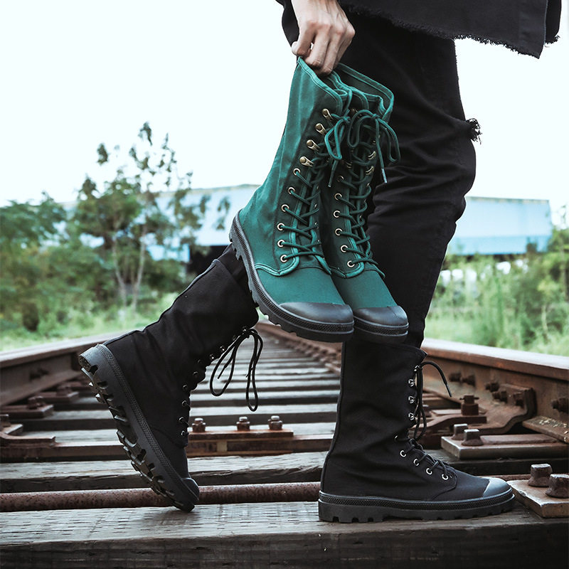 menclothes新款高帮马丁