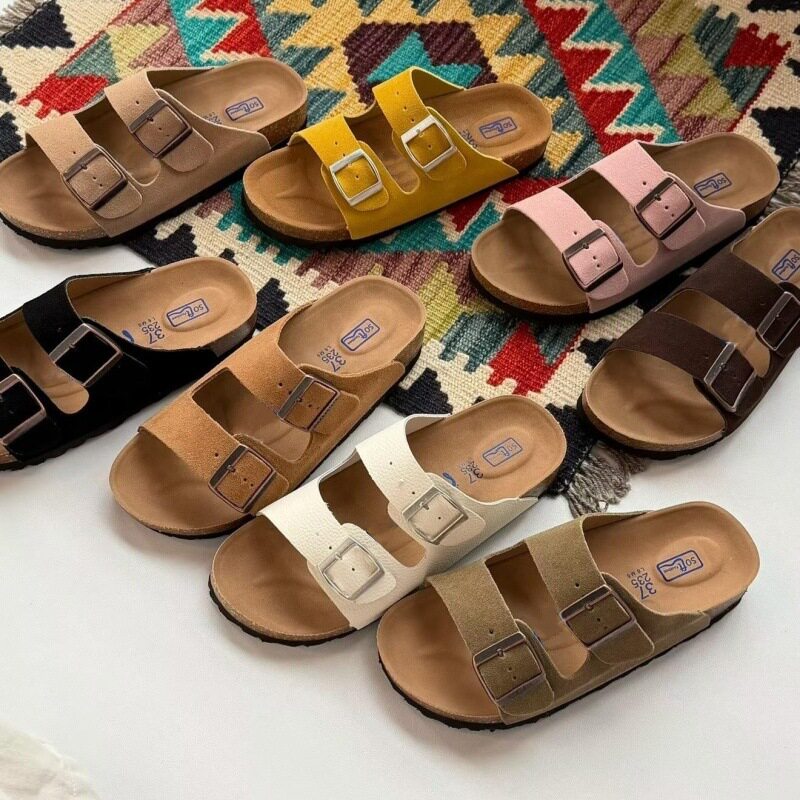 shoeswomen勃肯双条拖鞋