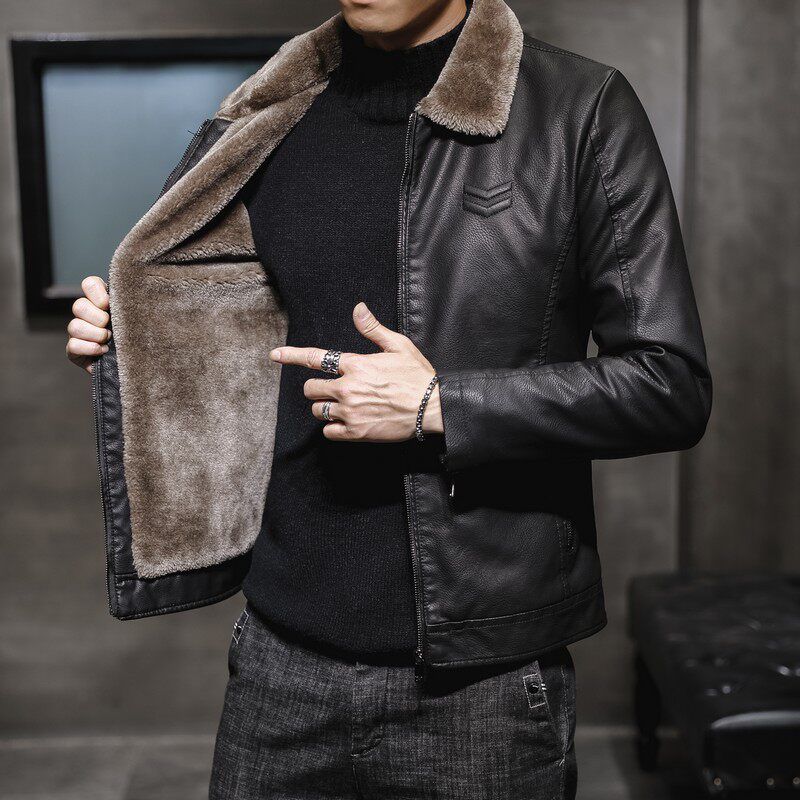 menclothes新款男士皮衣