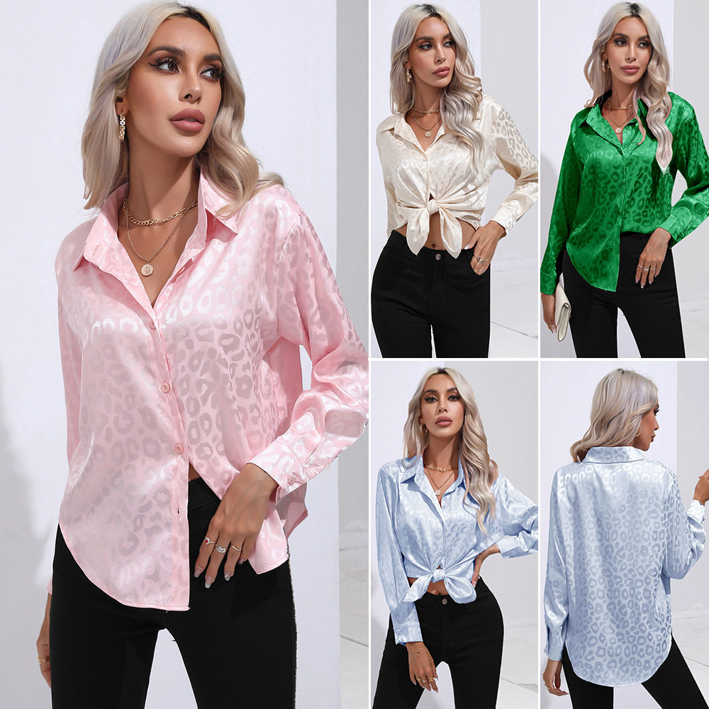 womenclothes实拍豹纹