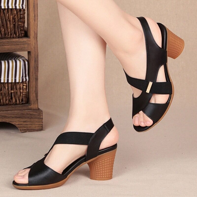 shoeswomen新款中跟凉鞋