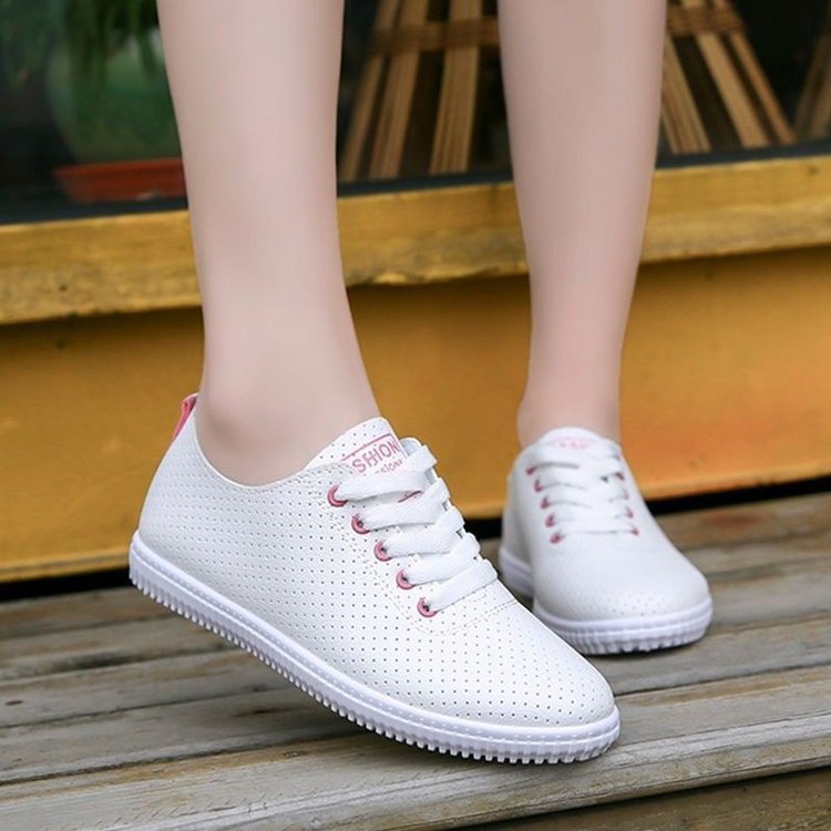 shoeswomen透气镂空小白