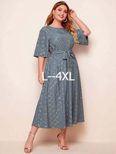 3XL-6XL big women dinner dress plus size elegant party skirt