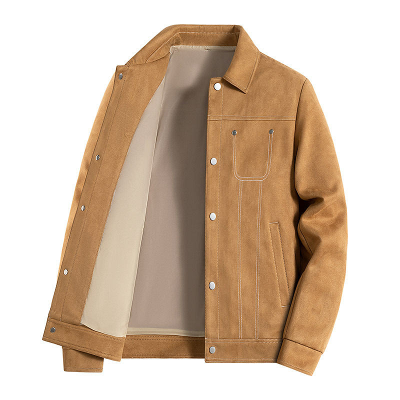 menclothes工装翻领外套
