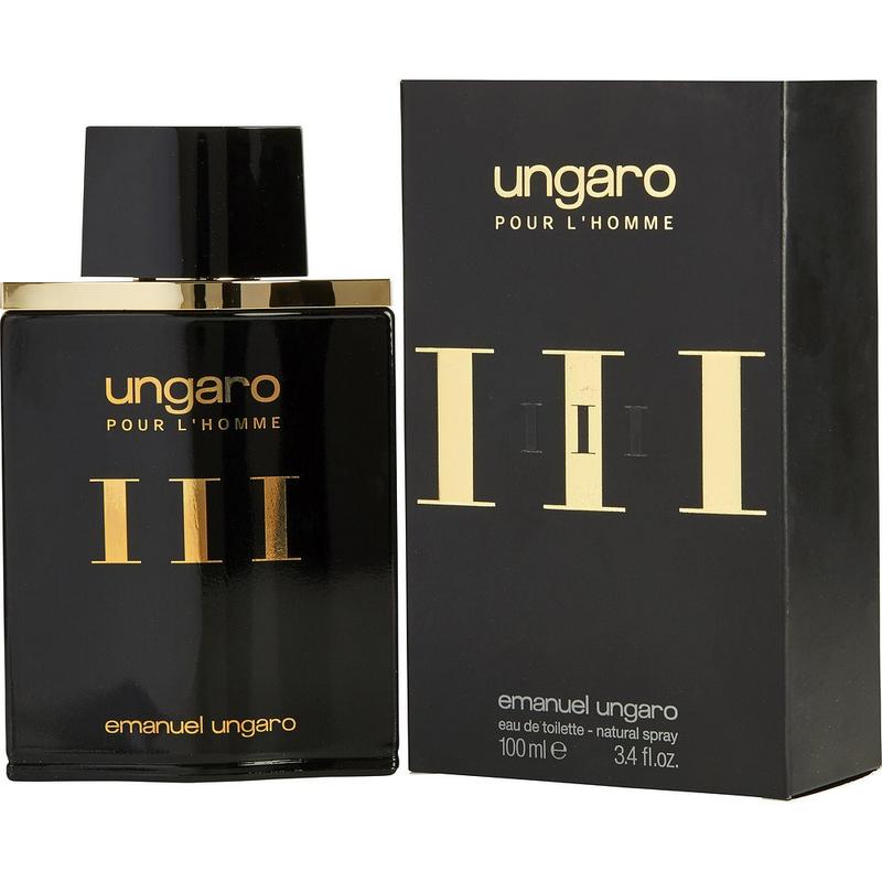 Emanuel Ungaro伊曼纽尔温加罗同名3男士试用体验试管Q版小样香水-封面