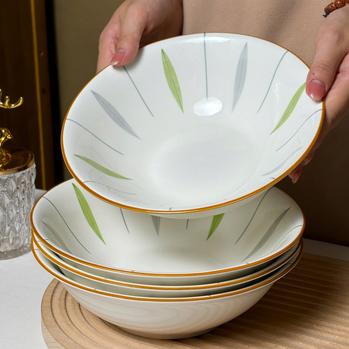 日式面碗拉面碗家用2025新款釉下彩餐具吃泡面碗汤面碗大碗米饭碗