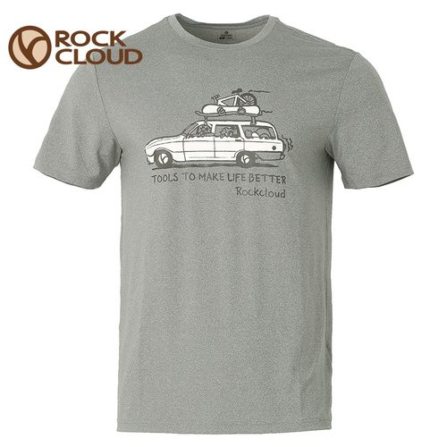 弹力轻薄透气舒适男短袖速干T恤