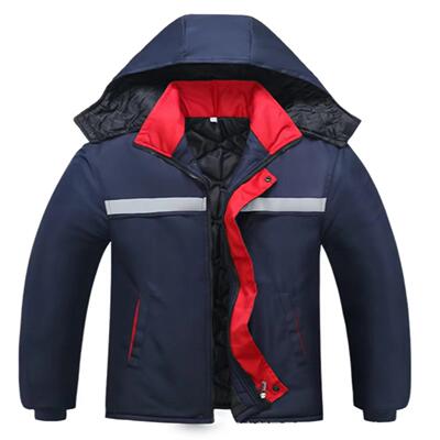 冬季加厚保暖工装棉袄男