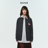 新款 8ON8草莓刺绣圆领开衫 2025秋季 羊毛简约气质针织设计感上衣女