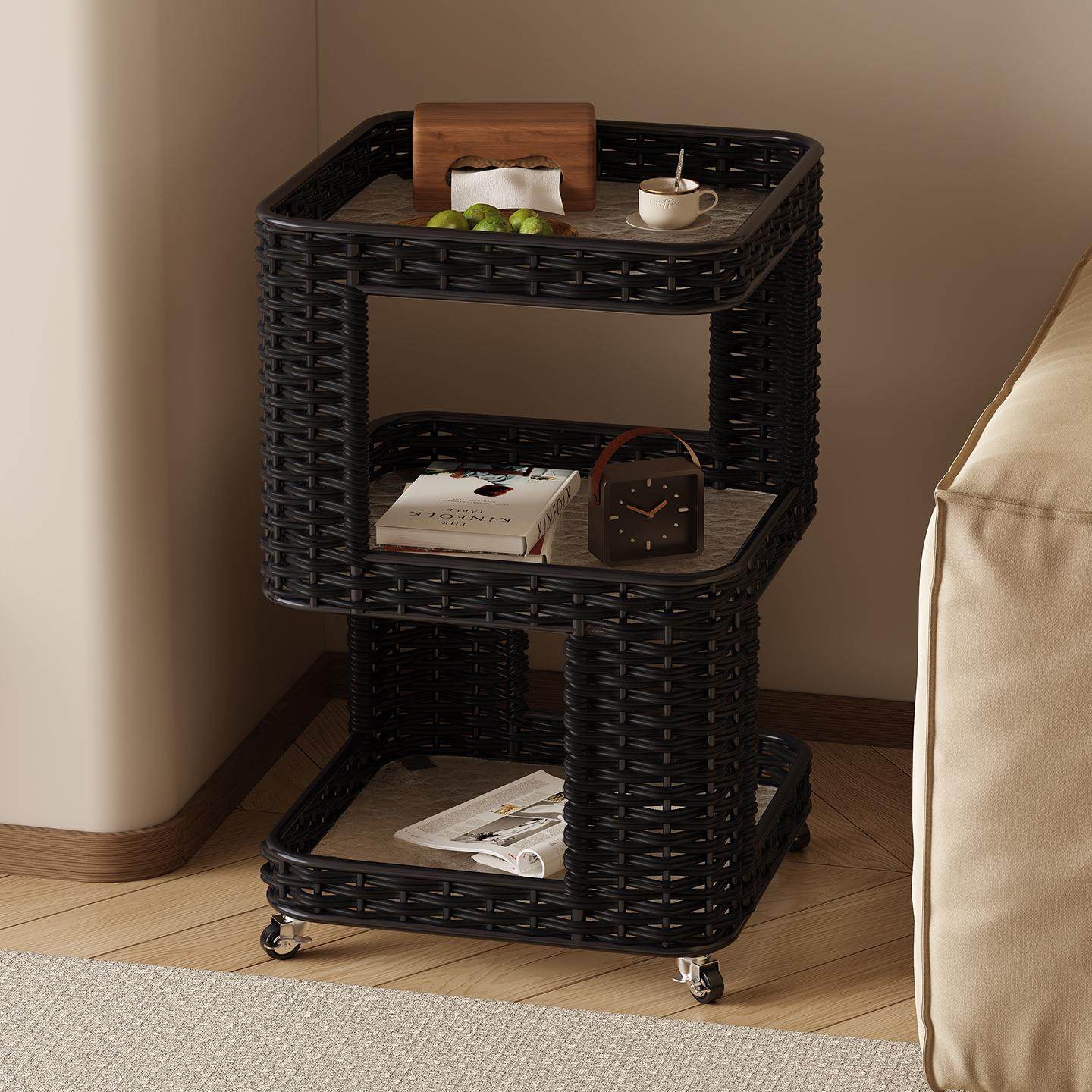 铁艺边几可移动铁艺沙发边柜岩板床头柜轻奢简约现代茶几客厅拉车,五金/工具,草坪网/草坪墙/工地围挡草坪,淘宝优惠券,粉丝福利购,淘宝优惠卷